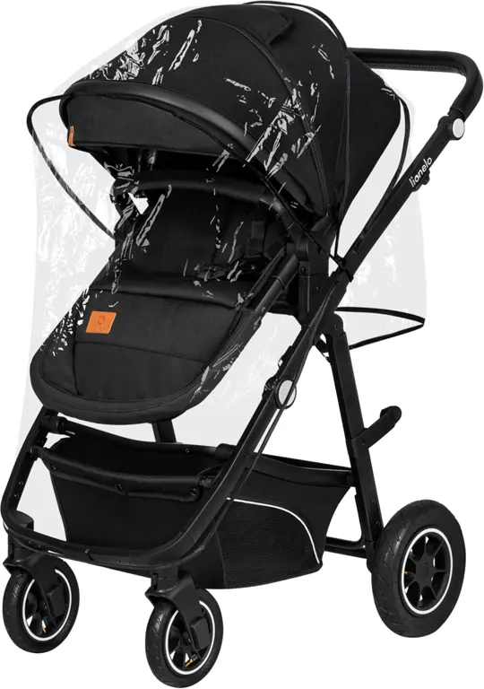 Коляска дитяча 3 в 1 Lionelo Bianka Black Onyx